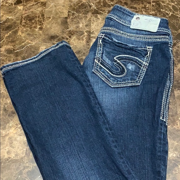 Silver Suki Jeans Womens 27x31 - Picture 2 of 8